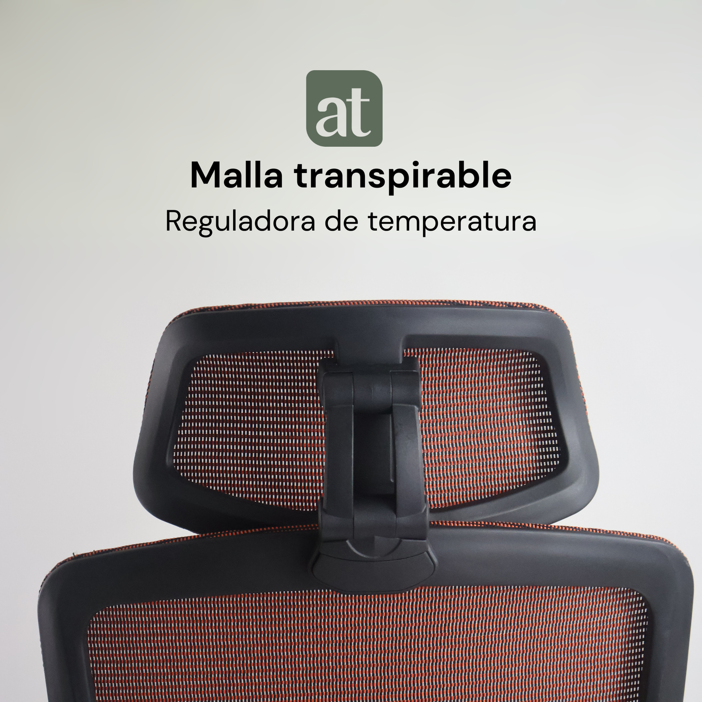 Silla Oficina Ergonómica Soporte Lumbar Silla de Malla para Oficina Asiento Ajustable Roja