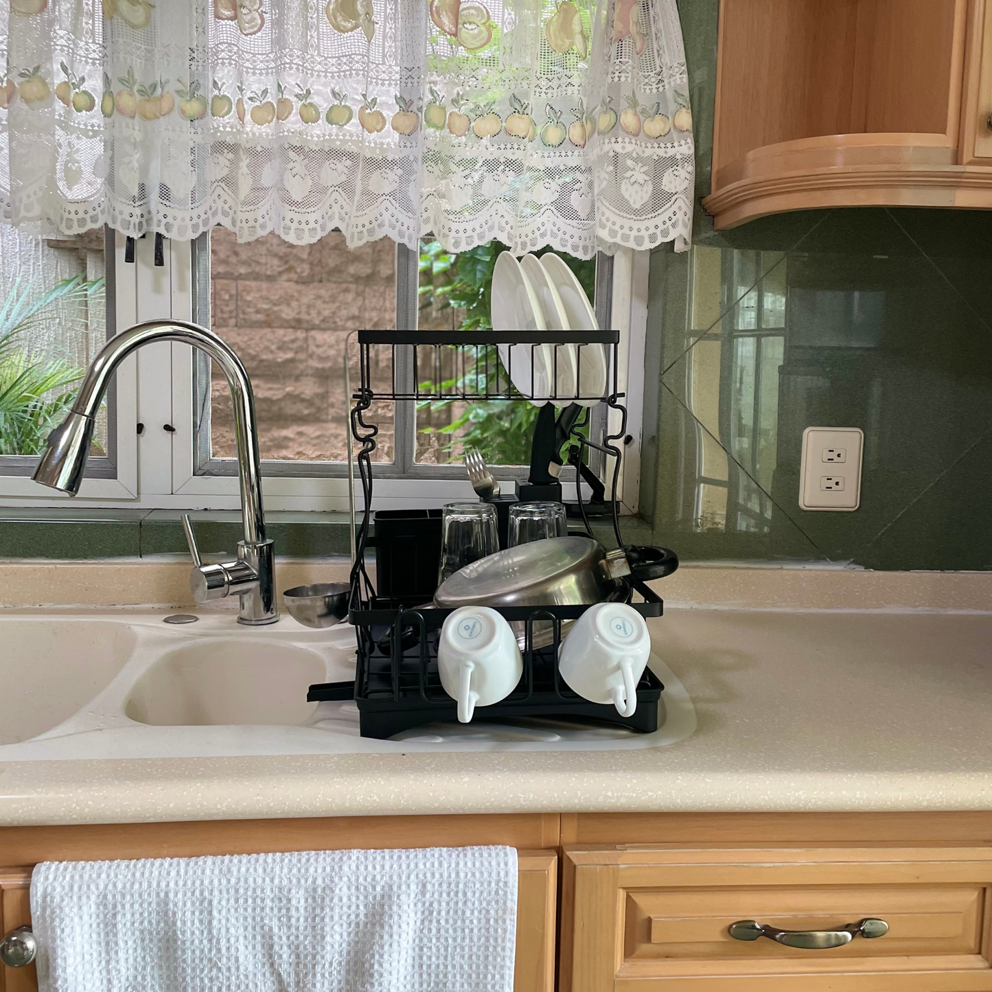 Escurridor de trastes Escurridor de Platos Dish Rack 2 Niveles
