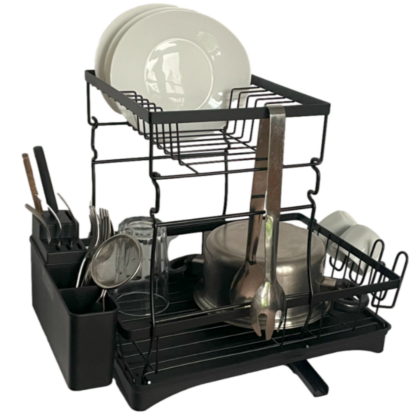 Escurridor de trastes Escurridor de Platos Dish Rack 2 Niveles