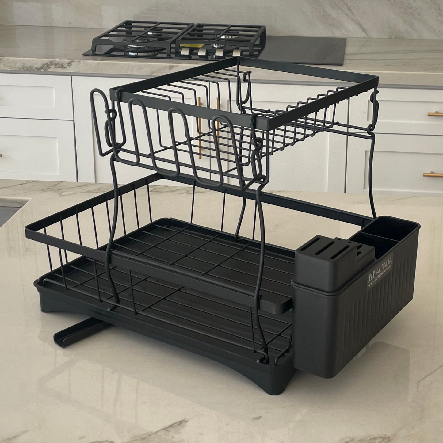 Escurridor de trastes Escurridor de Platos Dish Rack 2 Niveles