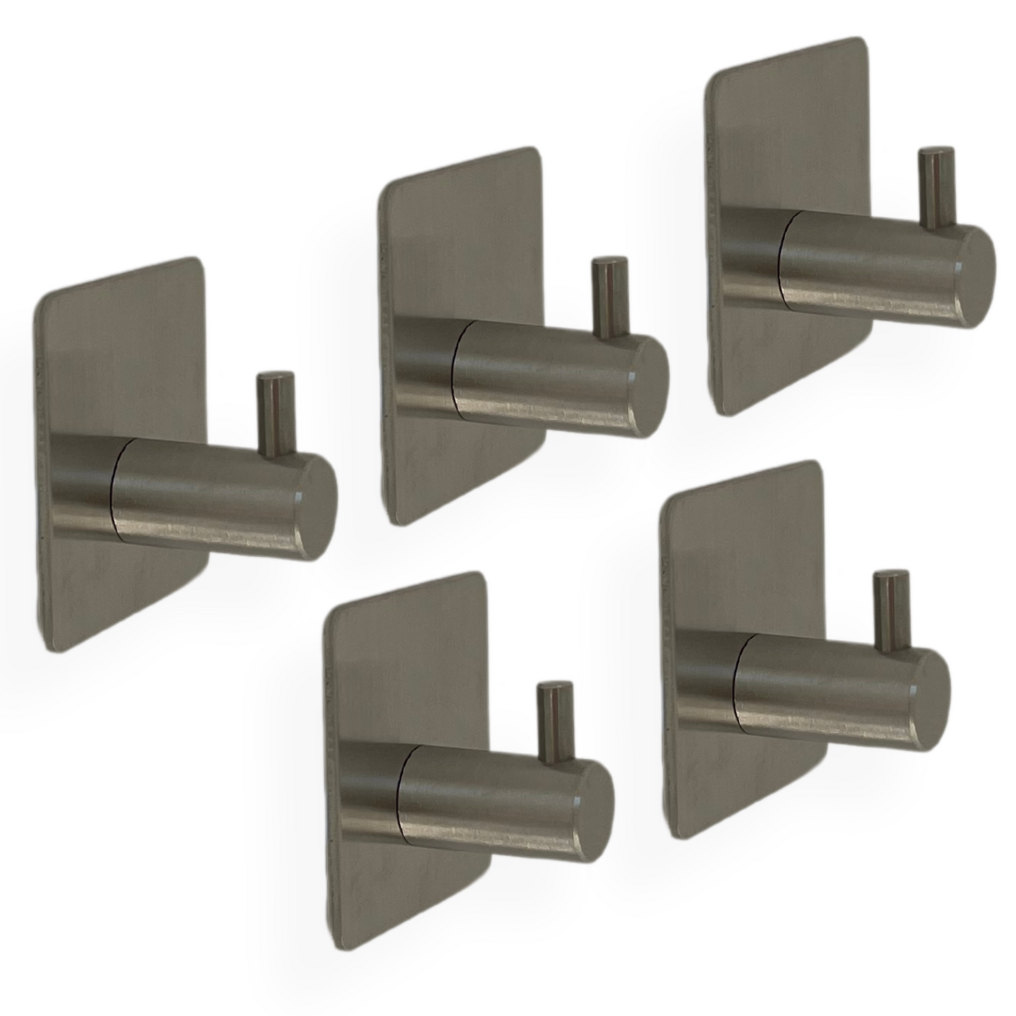Set de 5 ganchos para pared multiusos Toalleros de baño de pared adhesivos