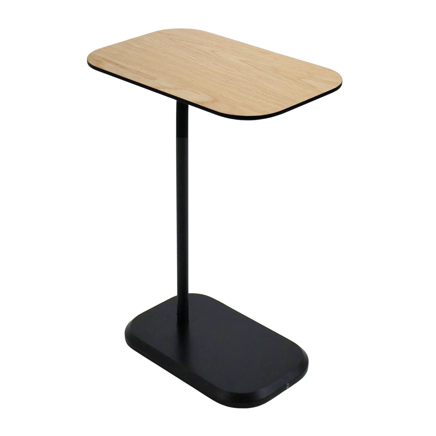Mesa Auxiliar Minimalista para Sala Cama sofá - Mesa Lateral negro-natural