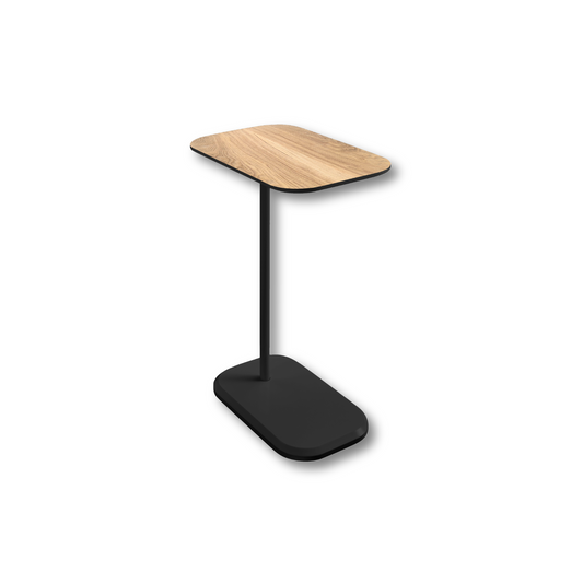 Mesa Auxiliar Minimalista para Sala  Cama sofá - Mesa Lateral café-negro