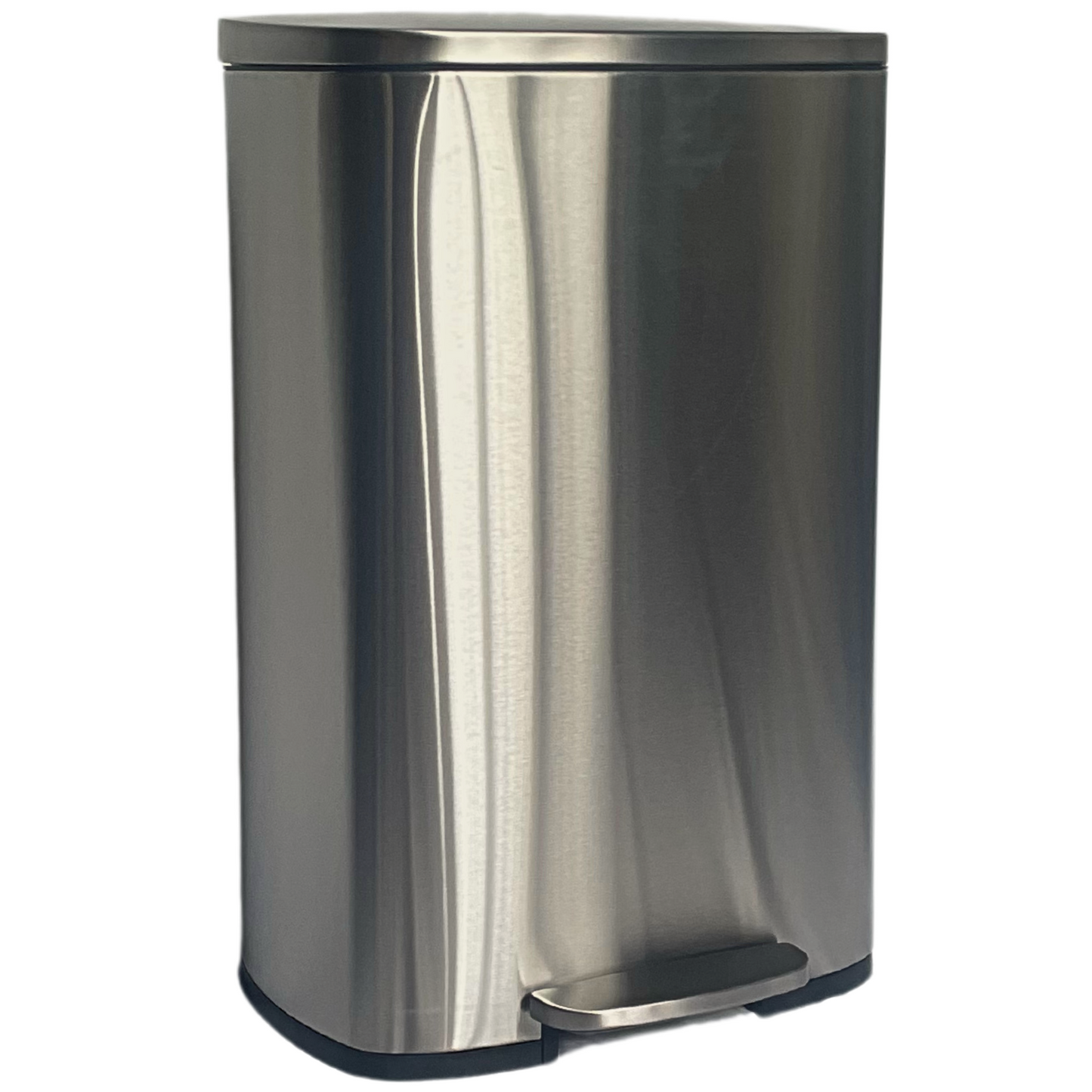 Bote de basura grande de acero inoxidable 30 y 50 Litros con pedal y tapa