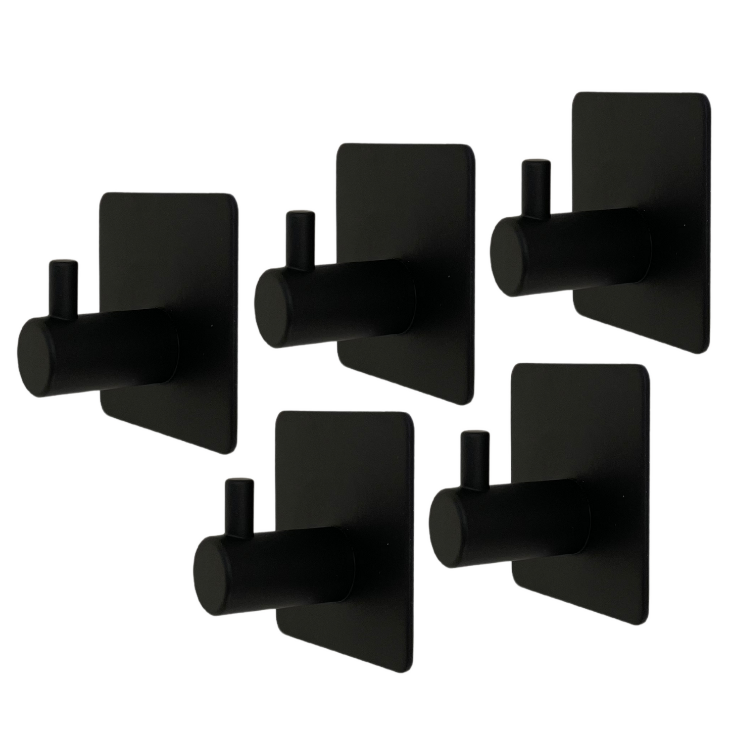 Set de 5 ganchos para pared multiusos Toalleros de baño de pared adhesivos