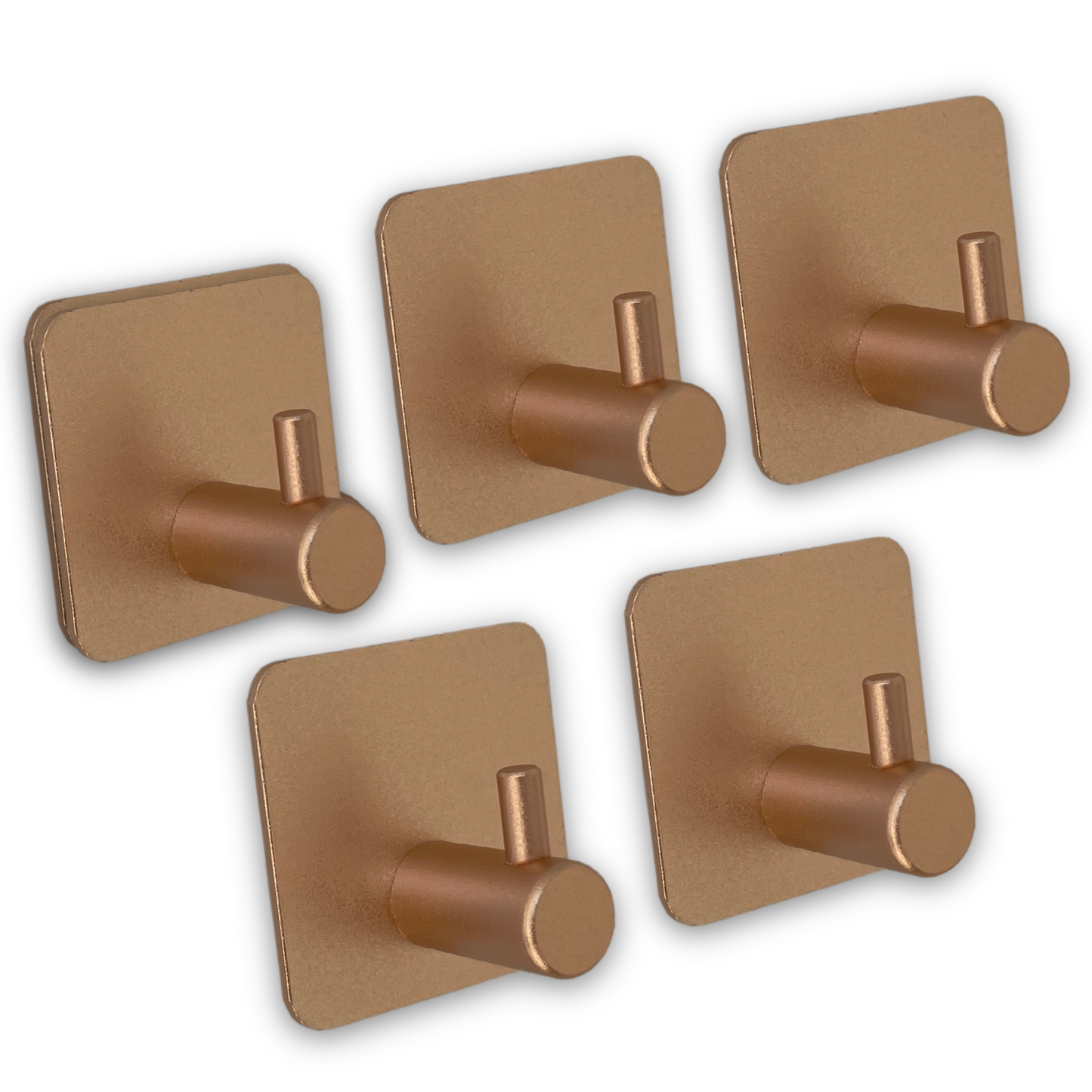 Set de 5 ganchos para pared multiusos Toalleros de baño de pared adhesivos