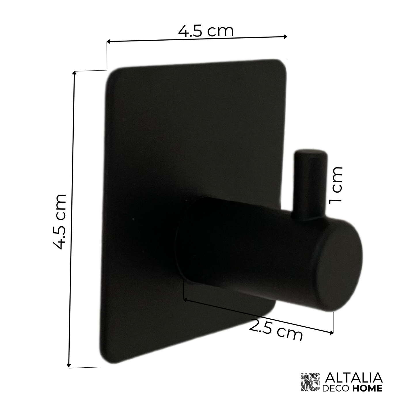 Set de 5 ganchos para pared multiusos Toalleros de baño de pared adhesivos