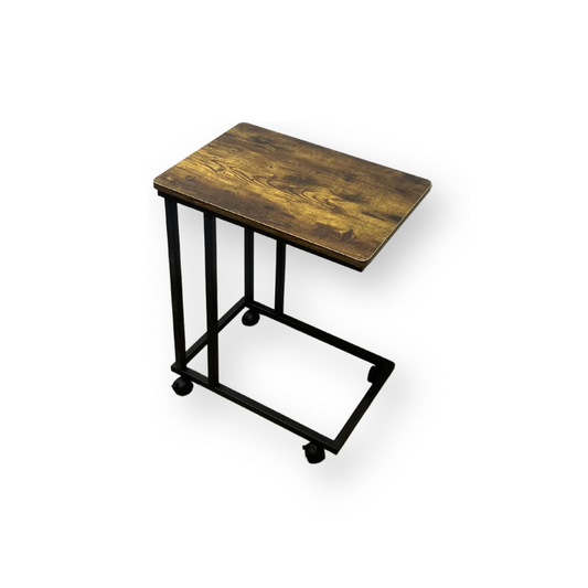 Mesa Auxiliar para Cama o sofá Mesa de Noche con Ruedas alto 64cm