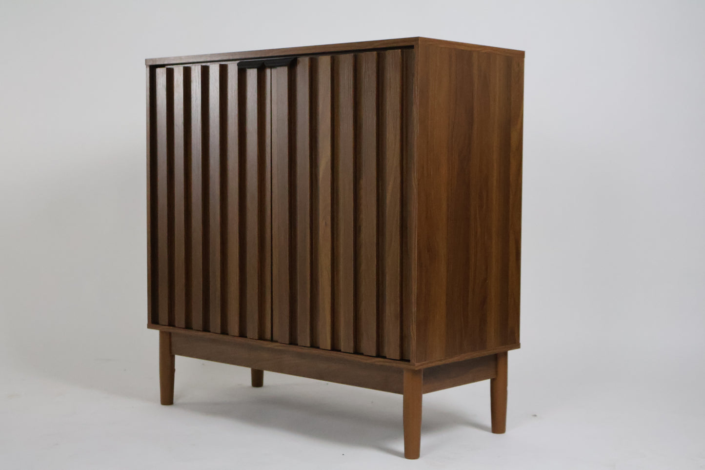 Credenza Bufetera Mueble 2 Puertas para Sala Comedor Alacena pequeña Coffee Bar Station Recibidor (Nogal)
