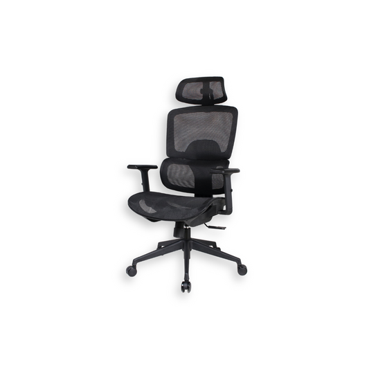 Silla Oficina Ergonómica Soporte Lumbar Silla de Malla para Oficina Asiento Ajustable