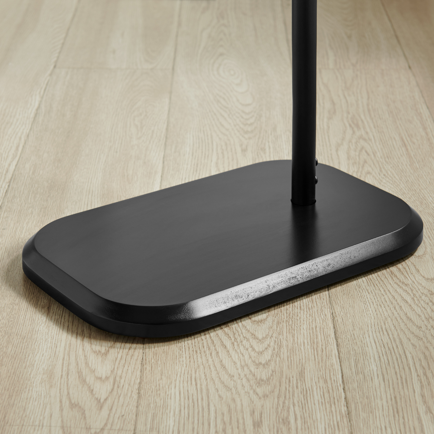Mesa Auxiliar Minimalista para Sala  Cama sofá - Mesa Lateral  negro-negro