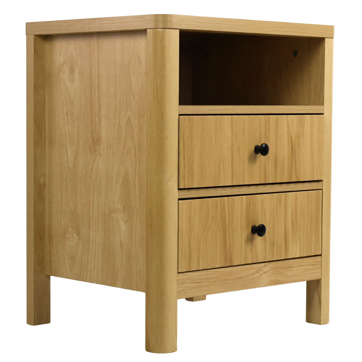 Buró Odette Natural 2 cajones y 1 repisa