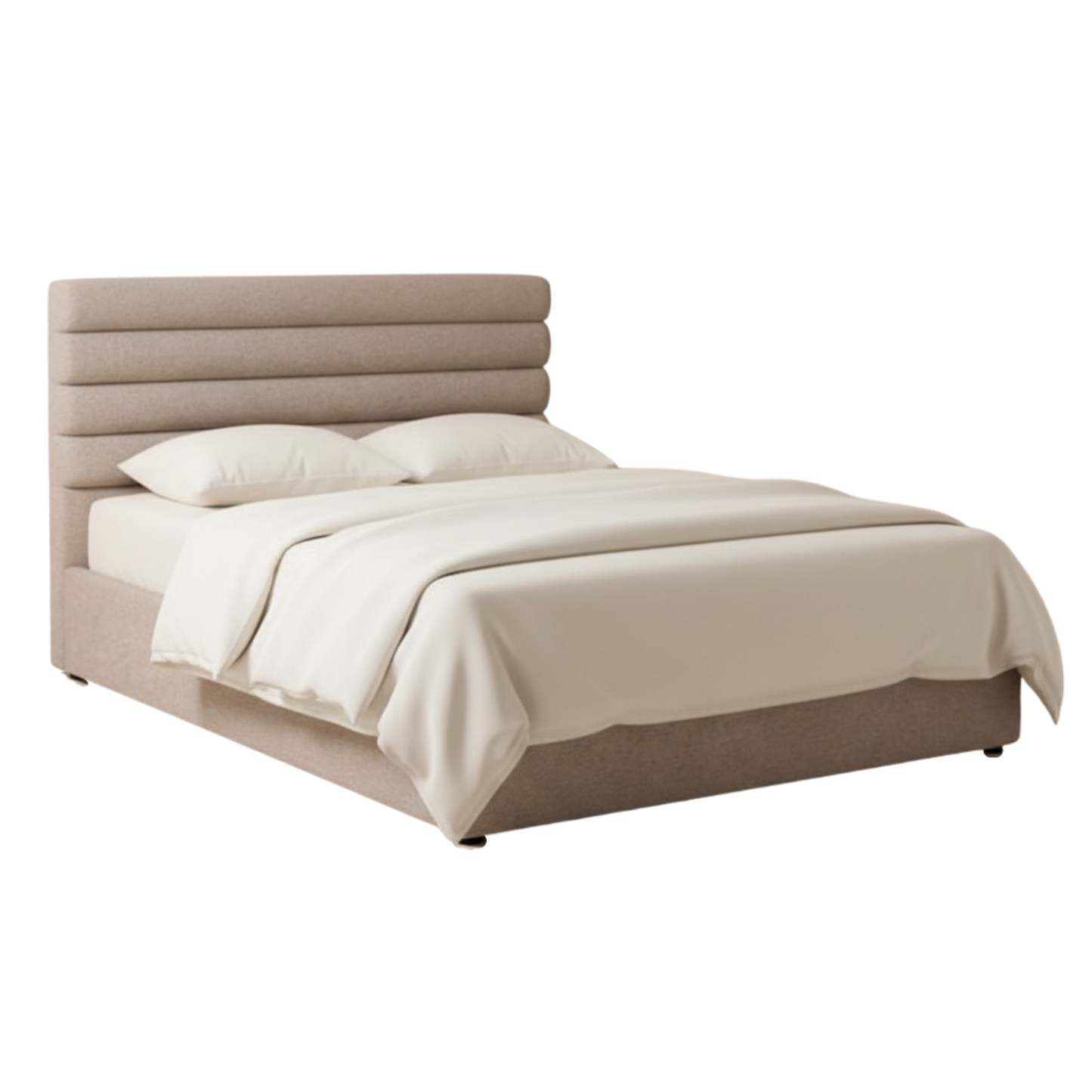 Base Cama con Cabecera Recamara Fácil Armado