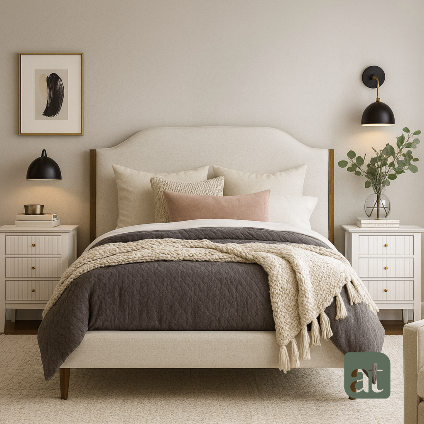 Buró Odette blanco 3 cajones