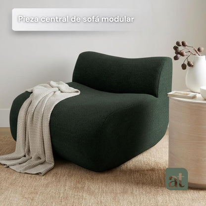 Sofa para Sala Modular - Sofá En Caja Comprimido, Asiento Central