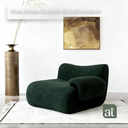 Sofa para Sala Modular - Sofá En Caja Comprimido, Asiento Derecho