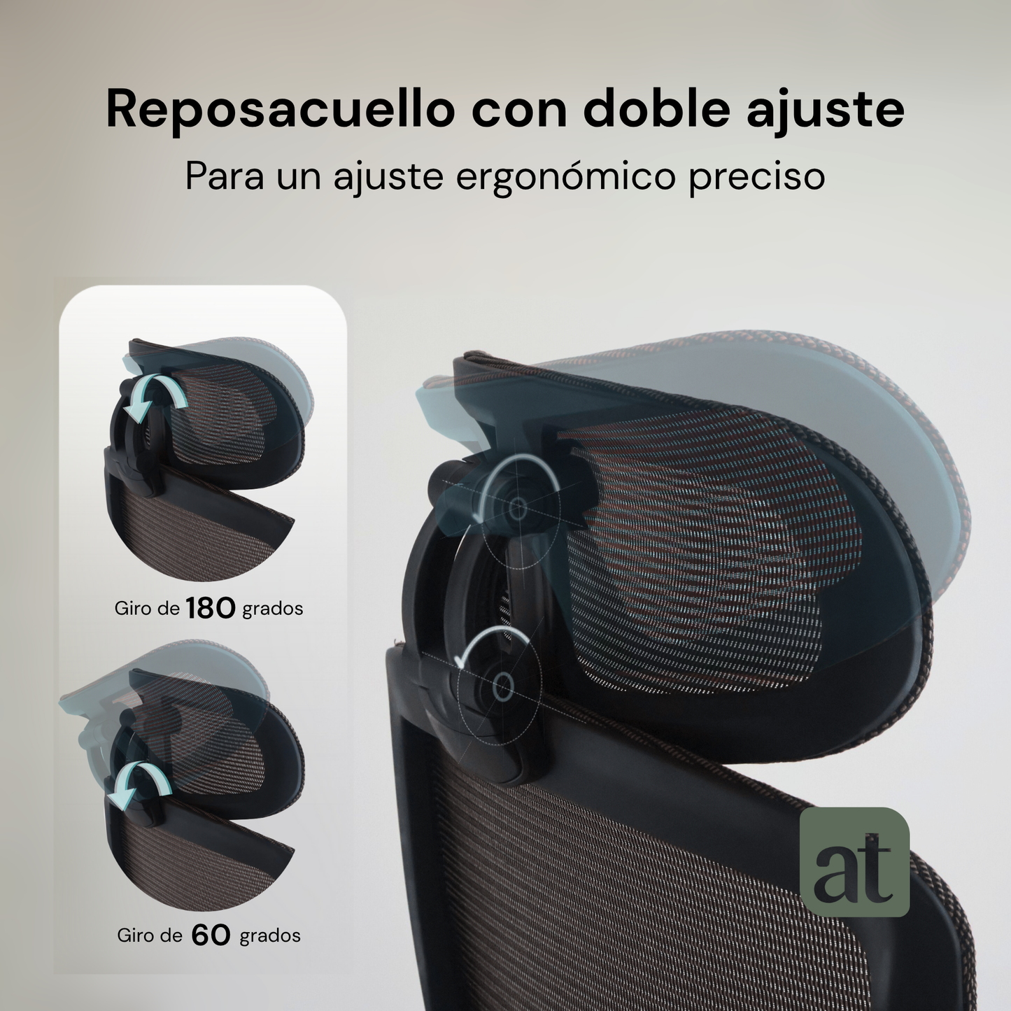 Silla Oficina Ergonómica Soporte Lumbar Silla de Malla para Oficina Asiento Ajustable Negra con reposapies