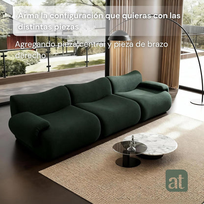 Sofa para Sala Modular - Sofá En Caja Comprimido, Asiento Izquierdo
