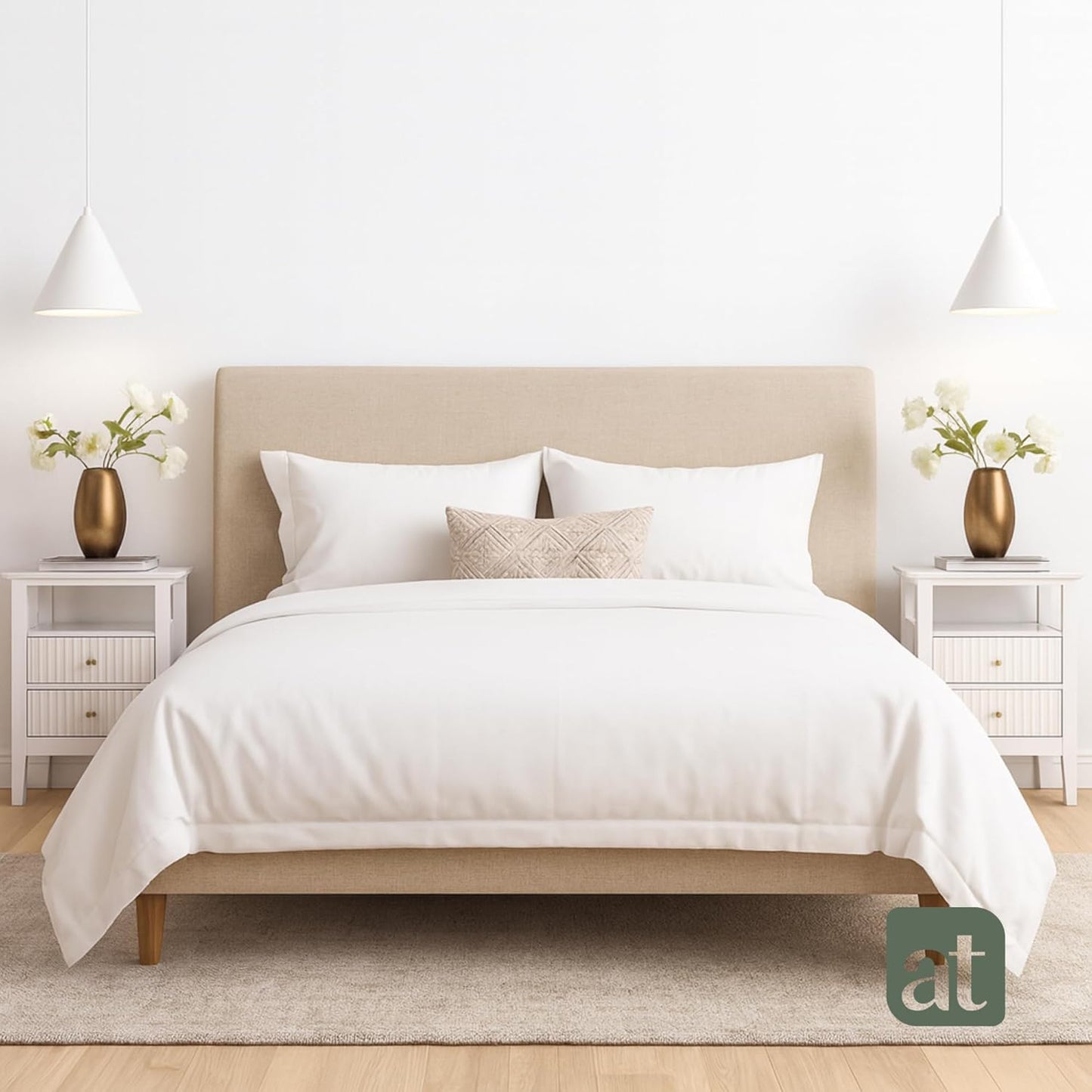 Buró Odette blanco 2 cajones y 1 repisa