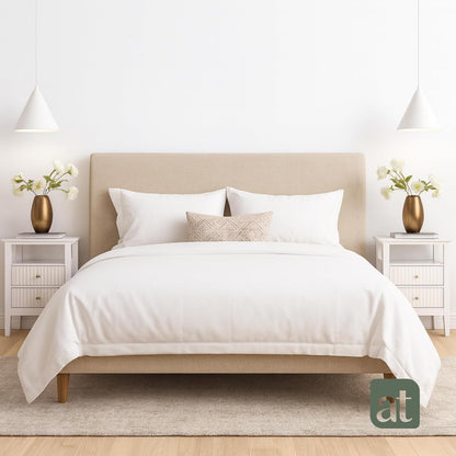 Buró Odette blanco 2 cajones y 1 repisa