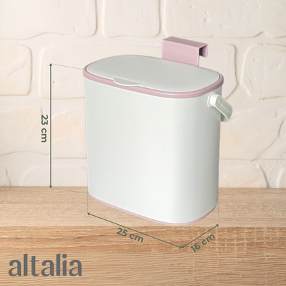 Bote de basura colgante para alacena de cocina 5 litros
