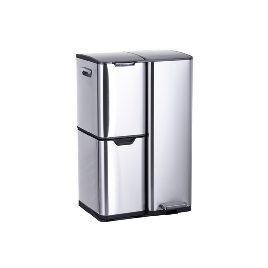 Altalia Deco Home Bote de Basura Cocina Triple 60L - 3 secciones de 30+17+13 lts