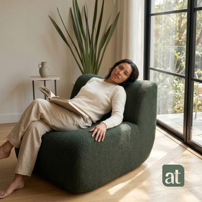 Sofa para Sala Modular - Sofá En Caja Comprimido, Asiento Central