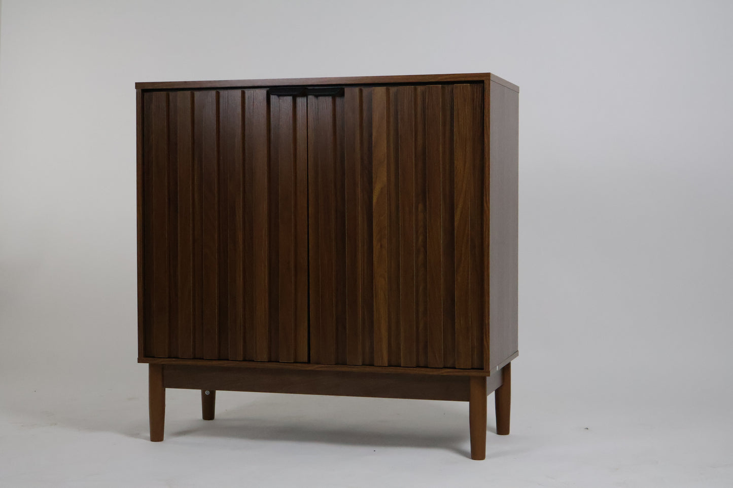 Credenza Bufetera Mueble 2 Puertas para Sala Comedor Alacena pequeña Coffee Bar Station Recibidor (Nogal)