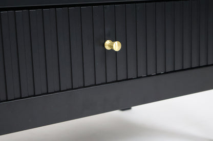 Buró para Recámara Minimalista - Buros Muebles para recamara Anchos, cajonera Mediana de Madera MDF con 3 Cajones - Mesa Auxiliar - 65x40x61.5 cm - Mesa de Noche Ancha
