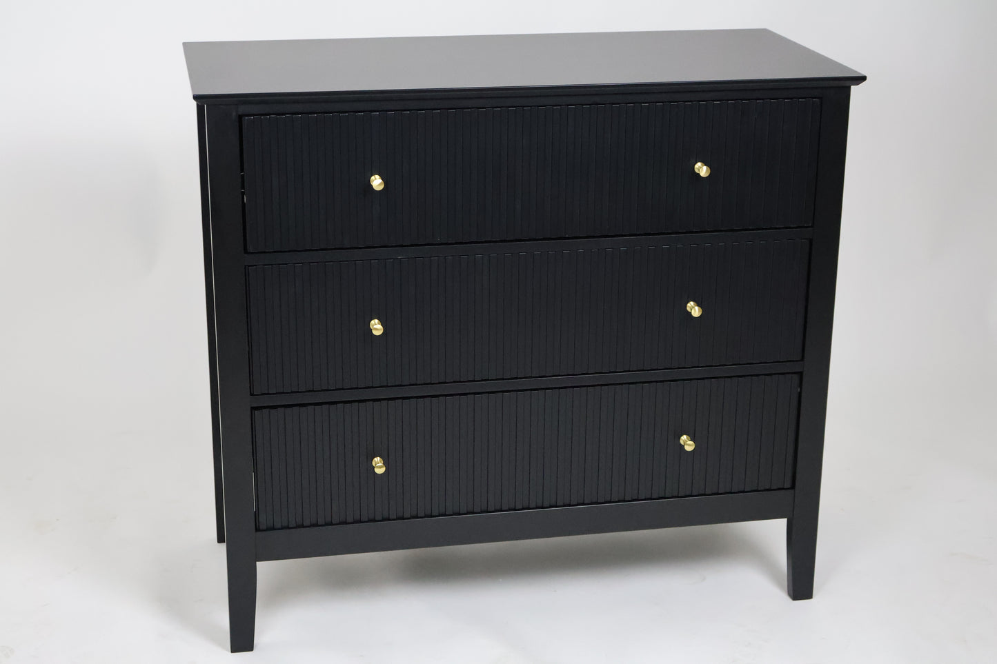 Cajonera para Recamara 90x40x80 cm - Cómoda Cajonera de 3 Cajones Madera de MDF - Muebles Versátiles para Ropa, Comoda Cambiador para Bebe, Mueble TV, Recibidor, Credenza