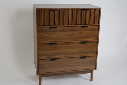 Cajonera Alta Modelo Arno - 80x40x101 cm - Cómoda 5 cajones