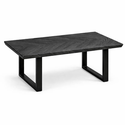 Mesa de Centro Rectangular de Sala 110x60x43cm  Madera de MDF con melamina diseño en Espiga