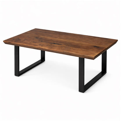Mesa de Centro Rectangular de Sala 110x60x43cm Moderno Minimalista Madera de MDF melamina